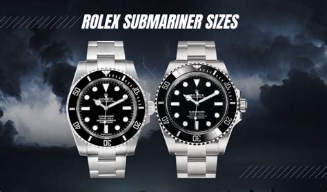 rolex submariner bracelet types|Rolex Submariner size guide.